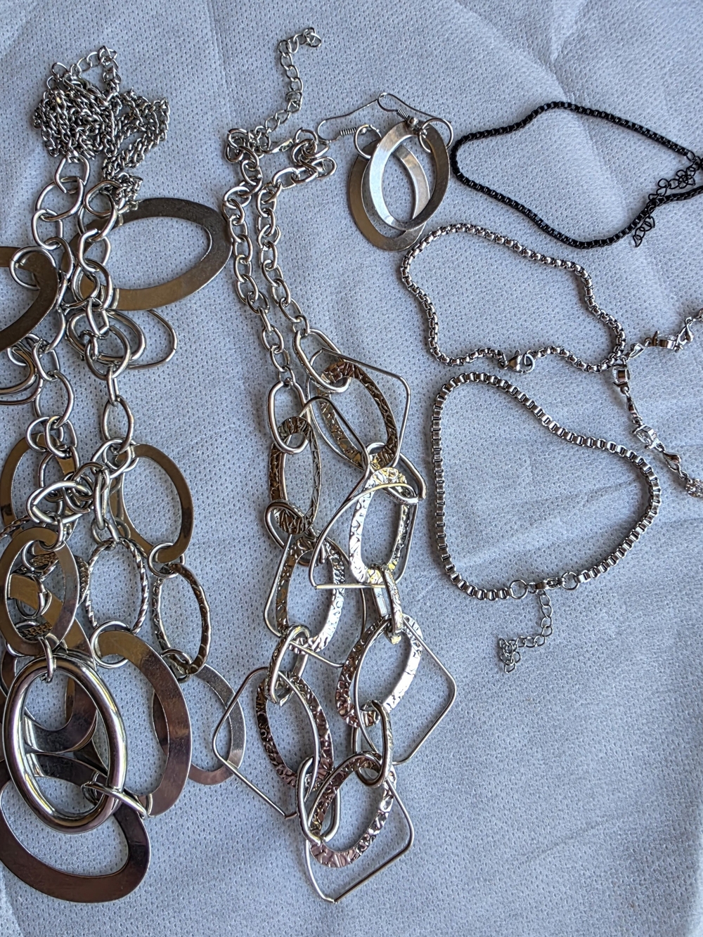 Mixed Metal Statement Necklace Lot